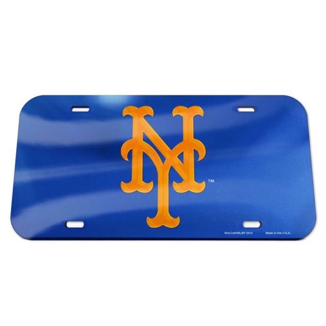 New York Mets Specialty Acrylic License Plate