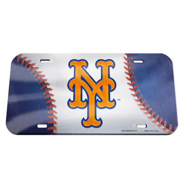 New York Mets Specialty Acrylic License Plate