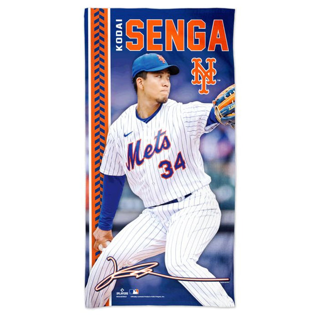 New York Mets Spectra Beach Towel 30" x 60" Kodai Senga