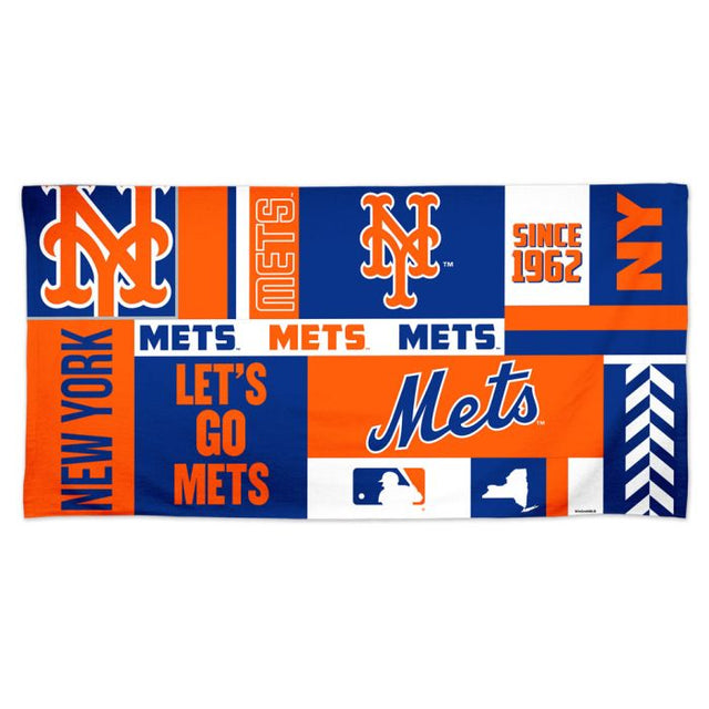 Toalla de playa Spectra de los New York Mets de 30" x 60"