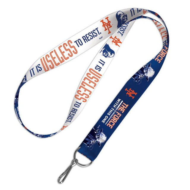 New York Mets / Star Wars Darth Vader &amp; Yoda Lanyard 1"