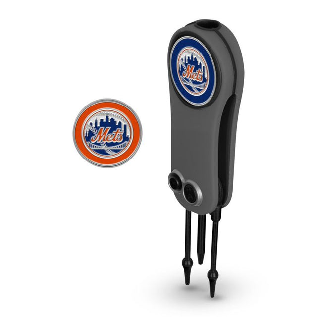 Herramienta y marcadores para reparar navajas automáticas de los New York Mets