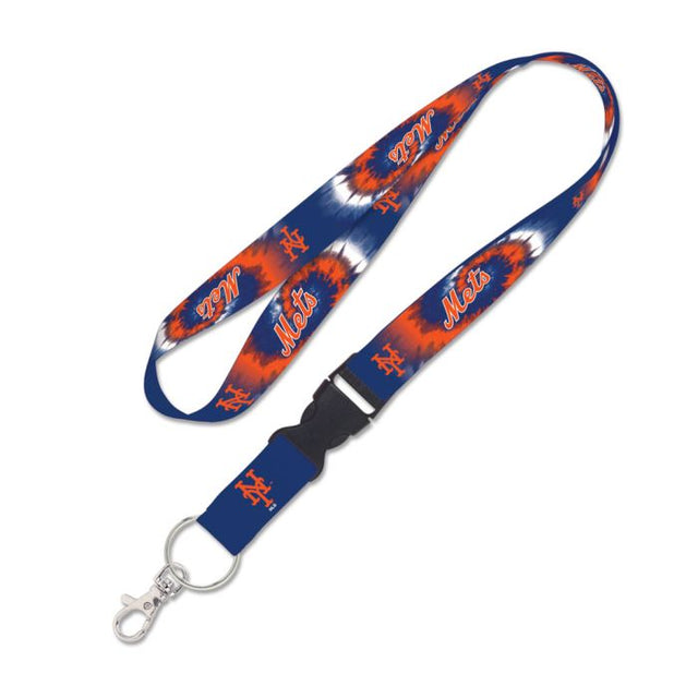 New York Mets TDYE Lanyard w/detachable buckle 1"