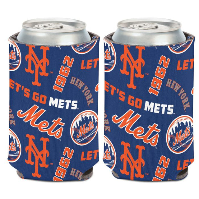 New York Mets scatter Can Cooler 12 oz.