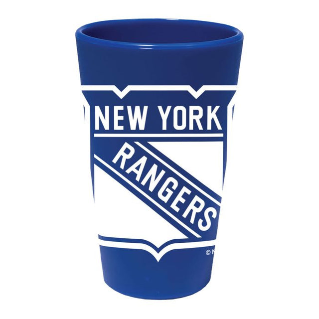 Vaso de pinta de silicona de 16 oz de los New York Rangers