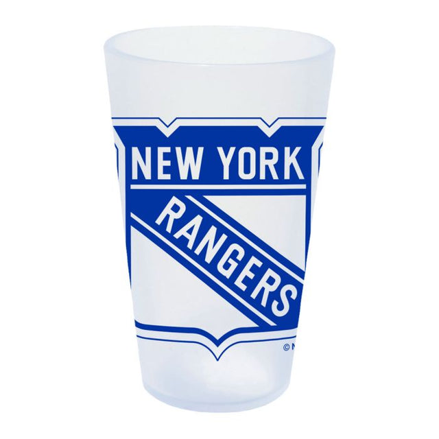 Vaso de pinta de silicona de 16 oz de los New York Rangers