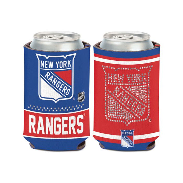 New York Rangers Bling Can Cooler 12 oz.