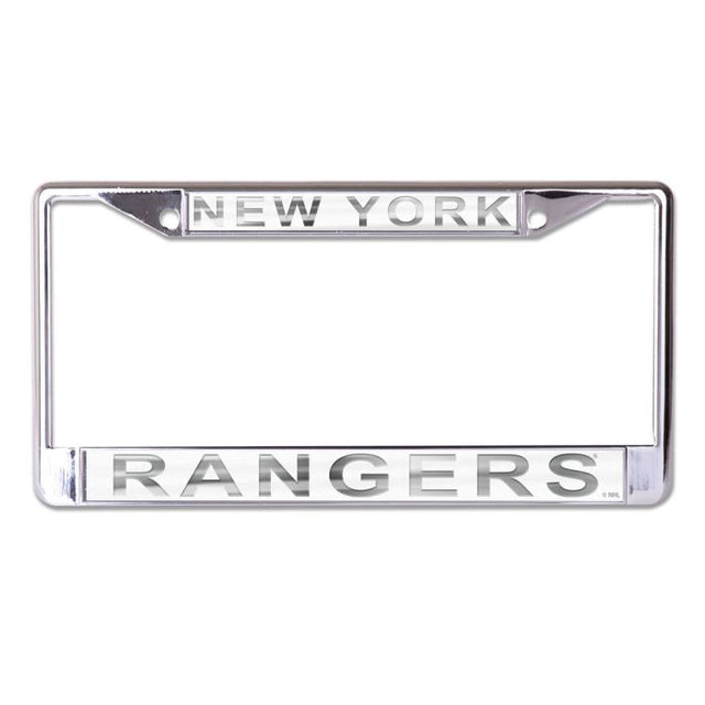 New York Rangers FROST Lic Plt Frame S/L Printed