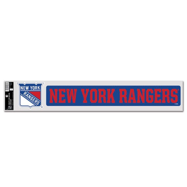 Calcomanías para fanáticos de los New York Rangers de 3" x 17"