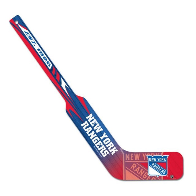 Palo de portero de hockey de los New York Rangers de 21" de alto