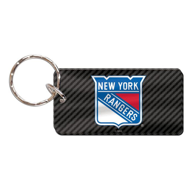 New York Rangers Keychain Rectangle