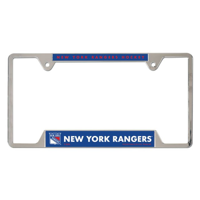 New York Rangers Metal License Plate Frame