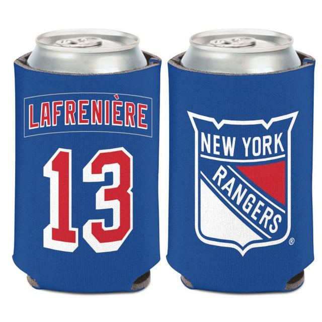 Enfriador de latas NUMBER de los New York Rangers de 12 onzas Alexis Lafreniere