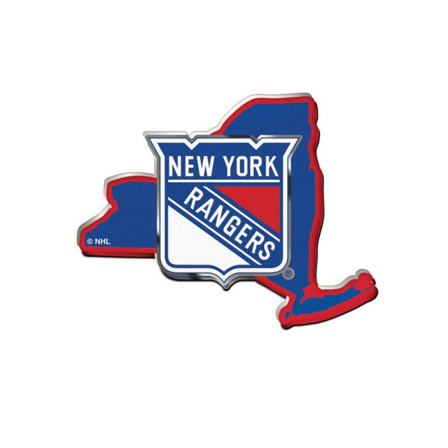 New York Rangers STATE Acrylic Auto Emblem