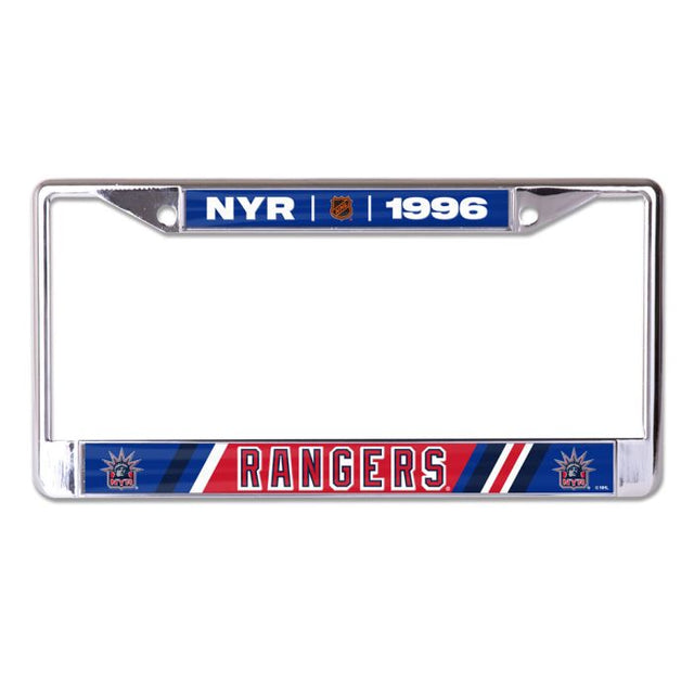 New York Rangers Special Edition Lic Plt Frame S/L Printed