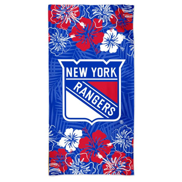 Toalla de playa Spectra de los New York Rangers de 30" x 60"