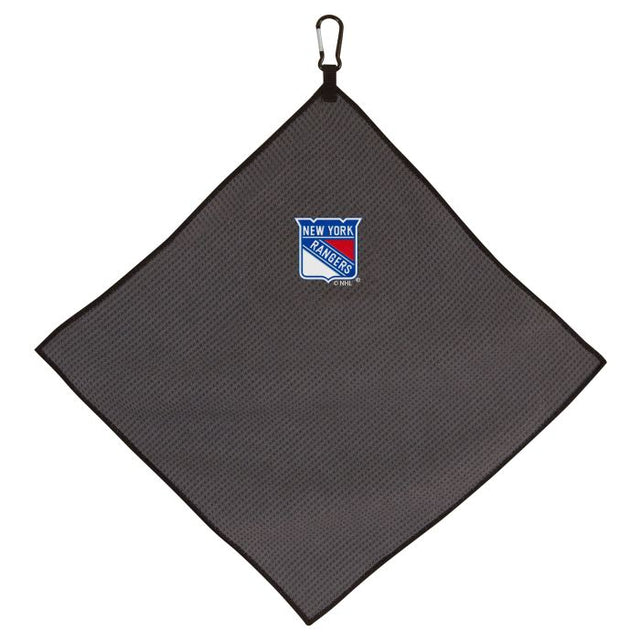 Toalla de microfibra gris de los New York Rangers, 15 x 15 pulgadas