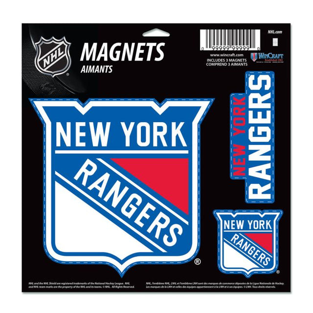 Imán de vinilo de los New York Rangers de 11" x 11"