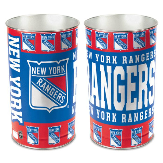 Papelera de los New York Rangers, cónica, 15" de alto