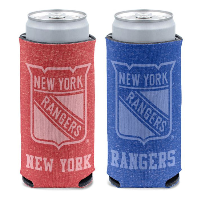 New York Rangers colored heather 12 oz Slim Can Cooler
