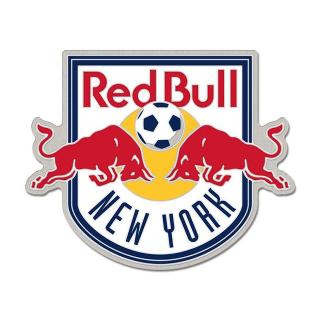 Tarjeta de joyería con pin esmaltado de colección de los New York Red Bulls