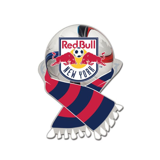 Tarjeta de joyería con pin de colección de los New York Red Bulls