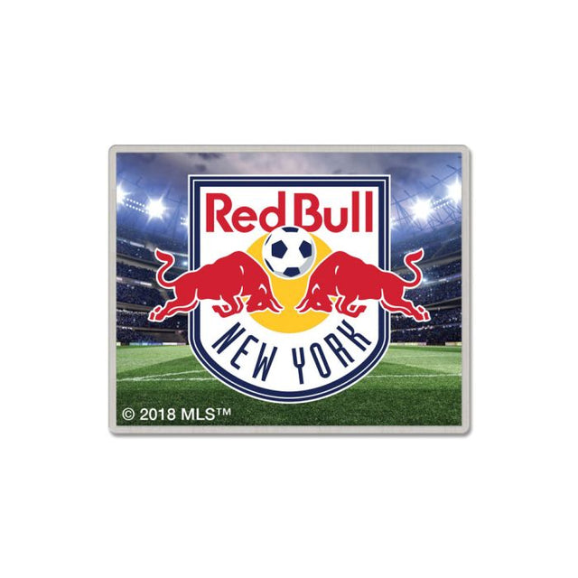 Tarjeta de joyería con pin de colección de los New York Red Bulls