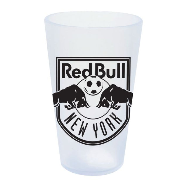 Vaso de pinta de silicona de 16 oz con forma de Icicle de New York Red Bulls