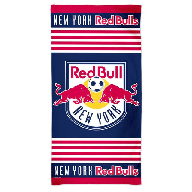 Toalla de playa Spectra con el logotipo de New York Red Bulls de 30" x 60"