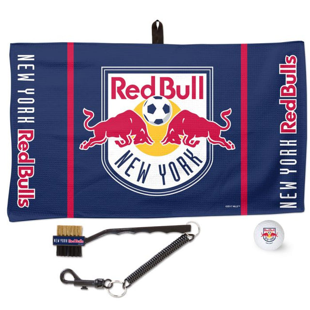 Juego de toallas de golf con logo y marca registrada de New York Red Bulls