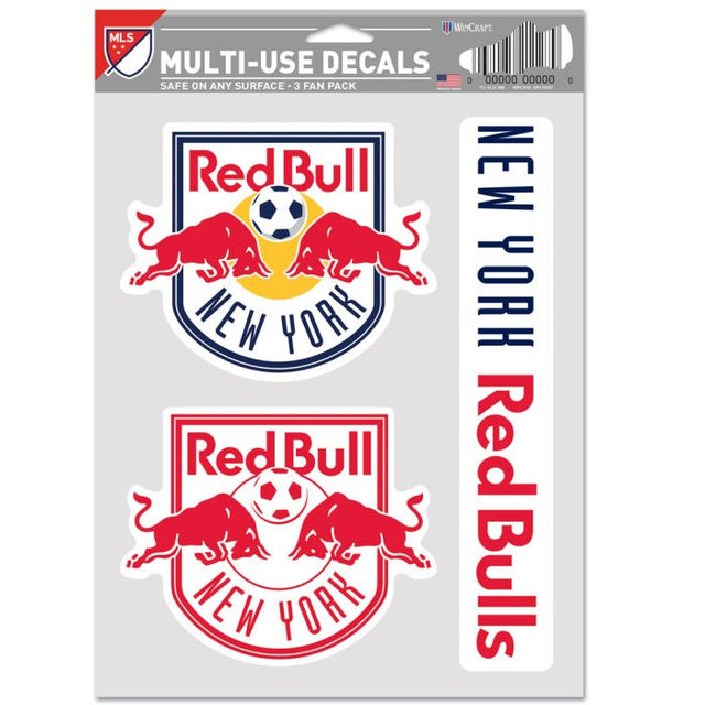 Paquete multiusos para 3 aficionados de los New York Red Bulls