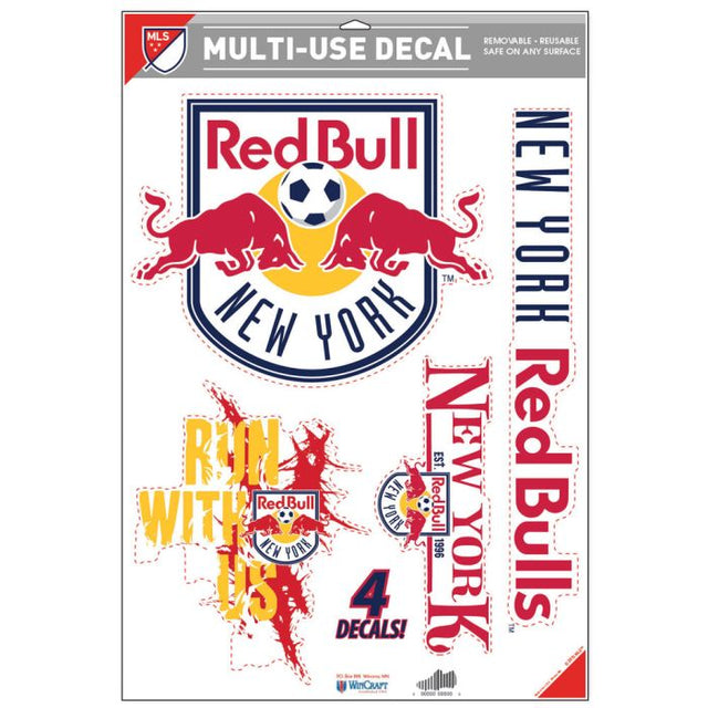 Calcomanía multiusos de los New York Red Bulls de 11" x 17"