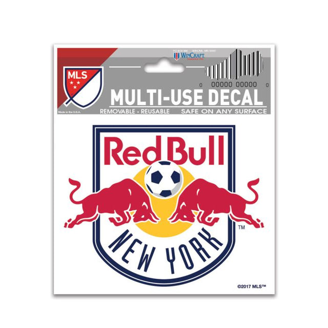 Calcomanía multiusos de los New York Red Bulls de 3" x 4"