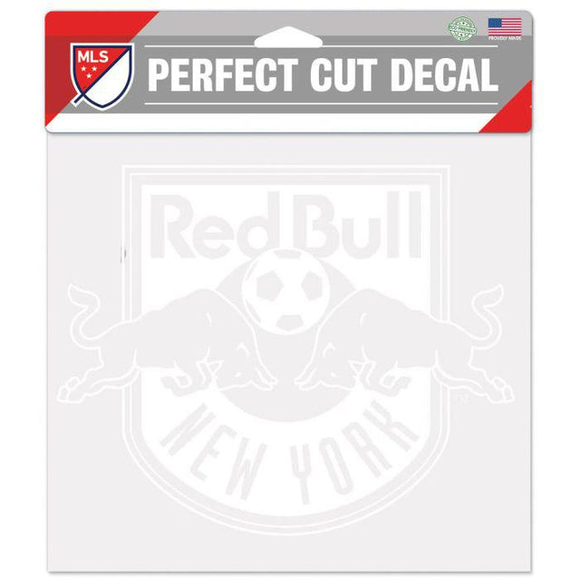 Calcomanías de corte perfecto de los New York Red Bulls de 8" x 8"