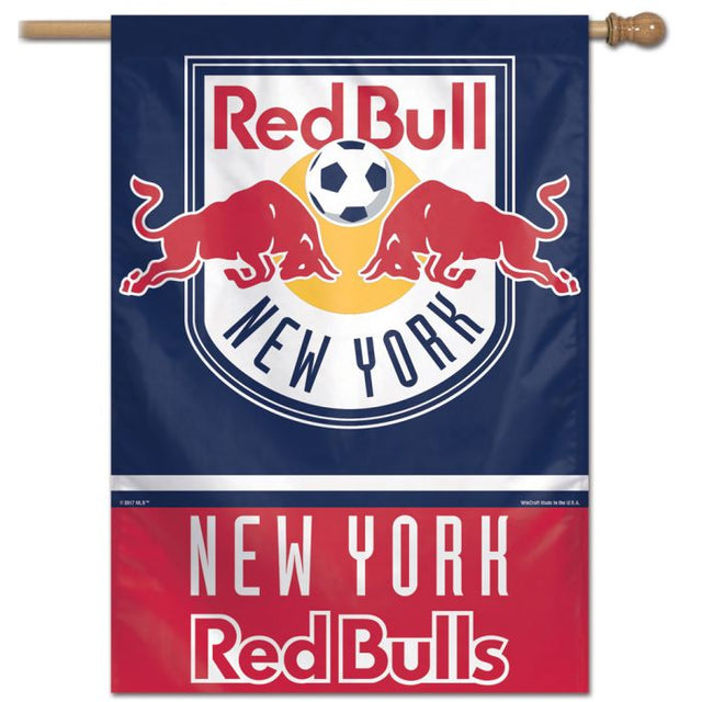 Bandera vertical de los New York Red Bulls de 28" x 40"