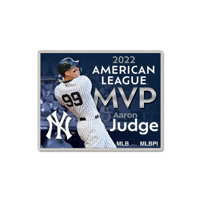 Tarjeta de joyería con pin de colección de los Yankees de Nueva York de Aaron Judge