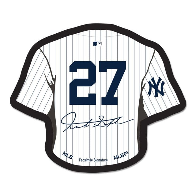 Tarjeta de joyería con pin de colección de los Yankees de Nueva York de Giancarlo Stanton