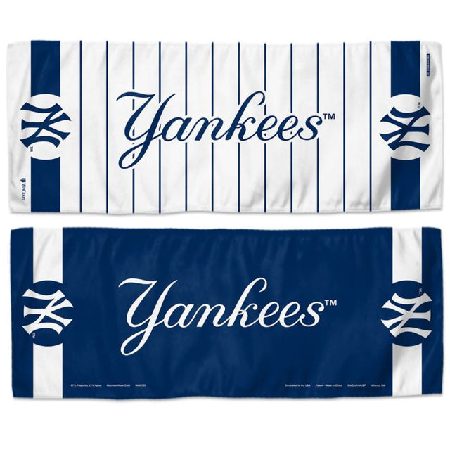 Toalla refrescante de los Yankees de Nueva York de 12" x 30"