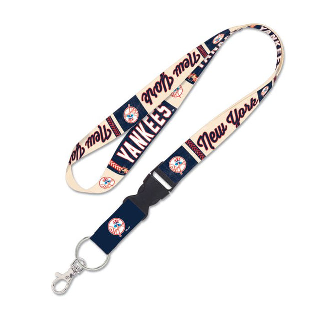 New York Yankees / Cooperstown Lanyard w/detachable buckle 1"