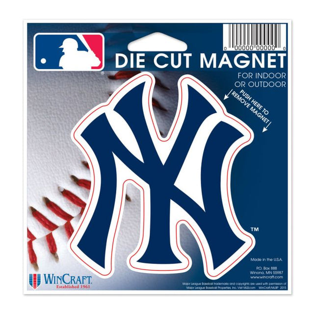 New York Yankees Die Cut Magnet 4.5" x 6"