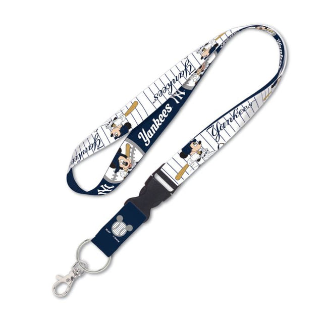 New York Yankees / Disney MICKEY Lanyard w/detachable buckle 1"