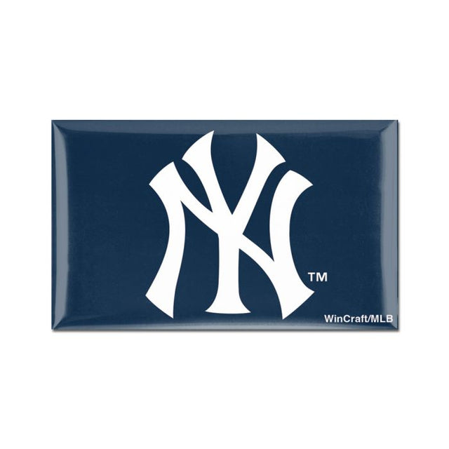 Imanes abovedados de los Yankees de Nueva York de 3" x 5"