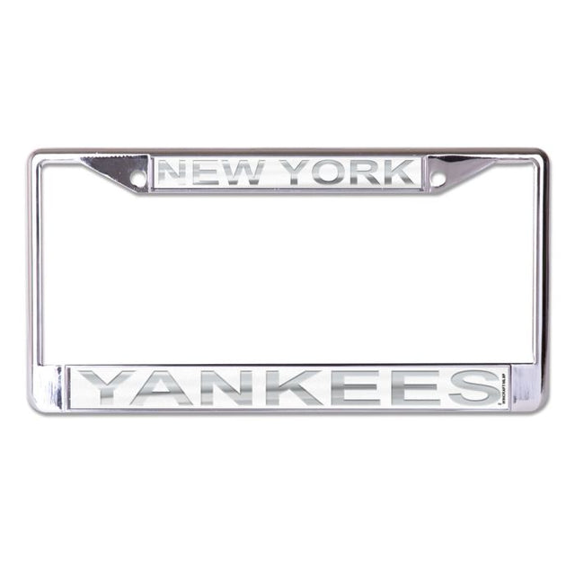 New York Yankees FROST Lic Plt Frame S/L Printed