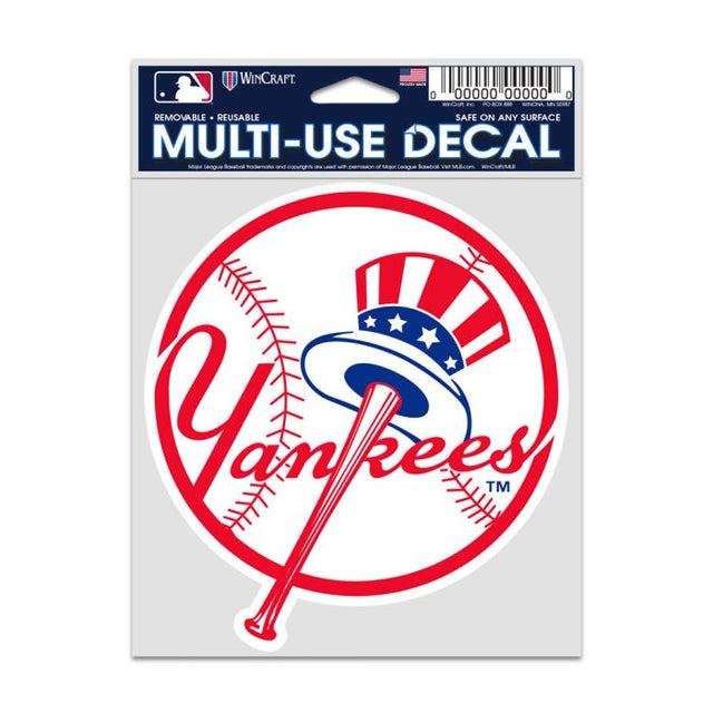 New York Yankees Fan Decals 3.75" x 5"