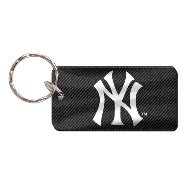 Llavero rectangular de los Yankees de Nueva York