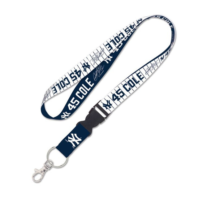 New York Yankees Lanyard w/detachable buckle 1" Gerrit Cole