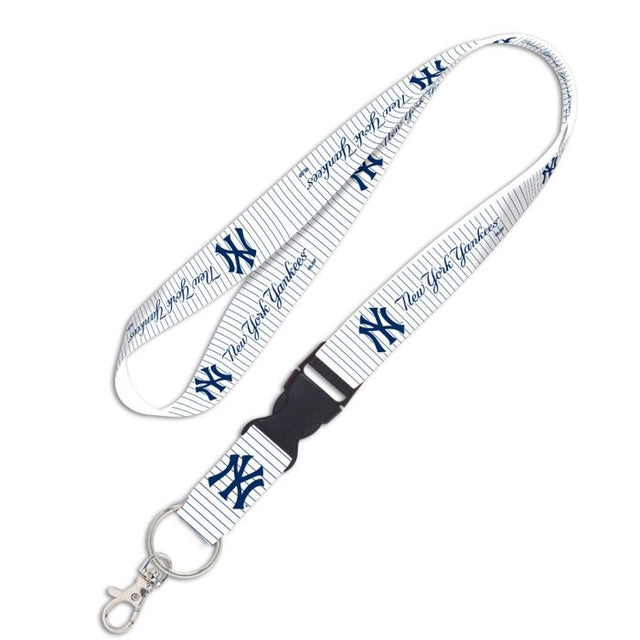 New York Yankees Lanyard w/detachable buckle 1"