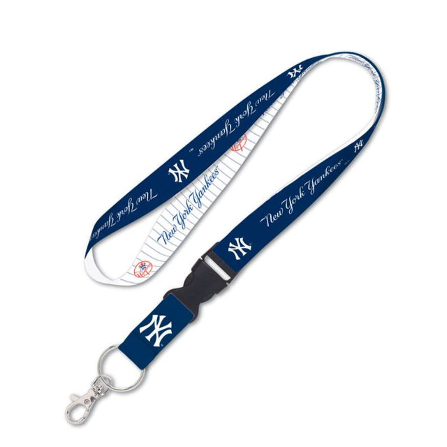 New York Yankees Lanyard w/detachable buckle 1"