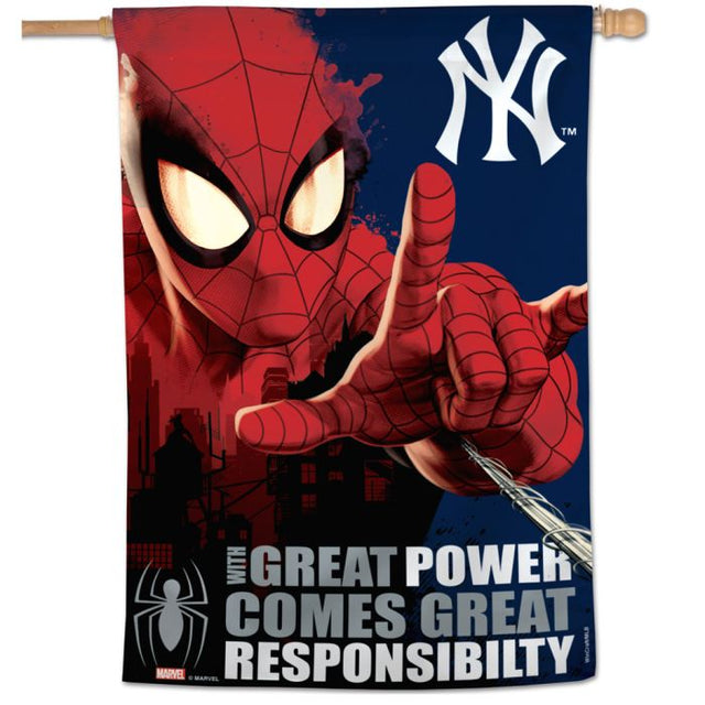 New York Yankees / Marvel (c) 2021 MARVEL Vertical Flag 28" x 40"