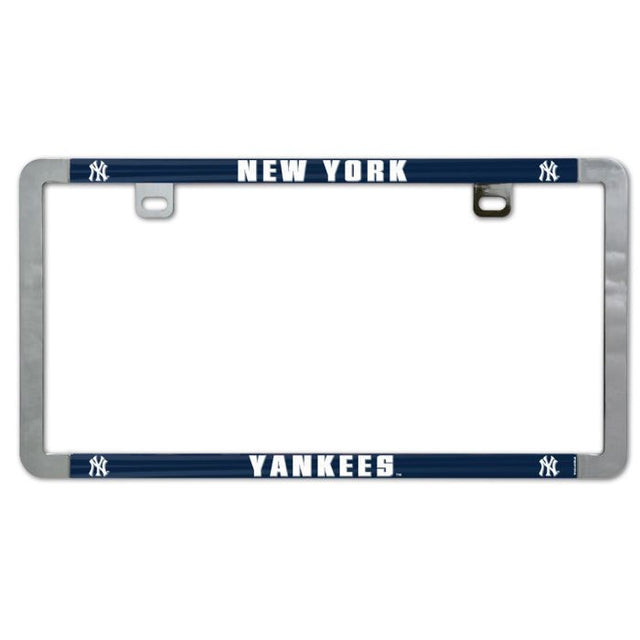 New York Yankees Metal Lic. Plate Frame Slim